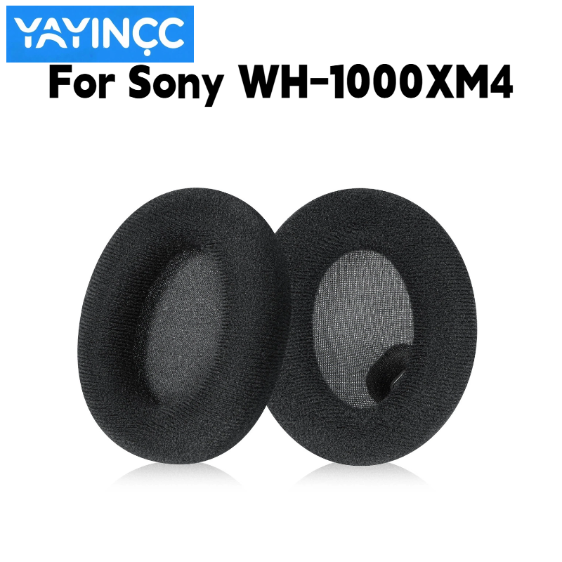 Sony Headphone Wh-1000Xm4 - YAYINCC Ersatz-Ohrpolster aus Flanell mit Schnalle