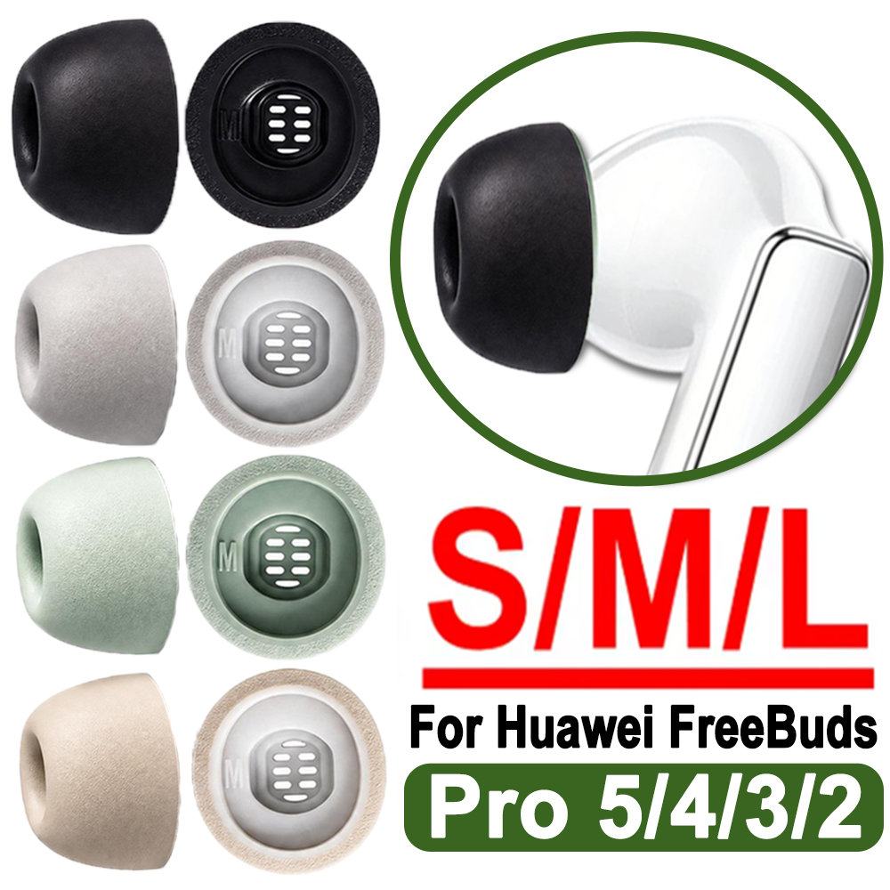 Silicone Ear Tip Replacement - Silikon-Memory-Schaum-Ersatz-Ohrstöpsel für Huawei FreeBuds Pro5/4/3/2, SML-Ohrstöpsel,