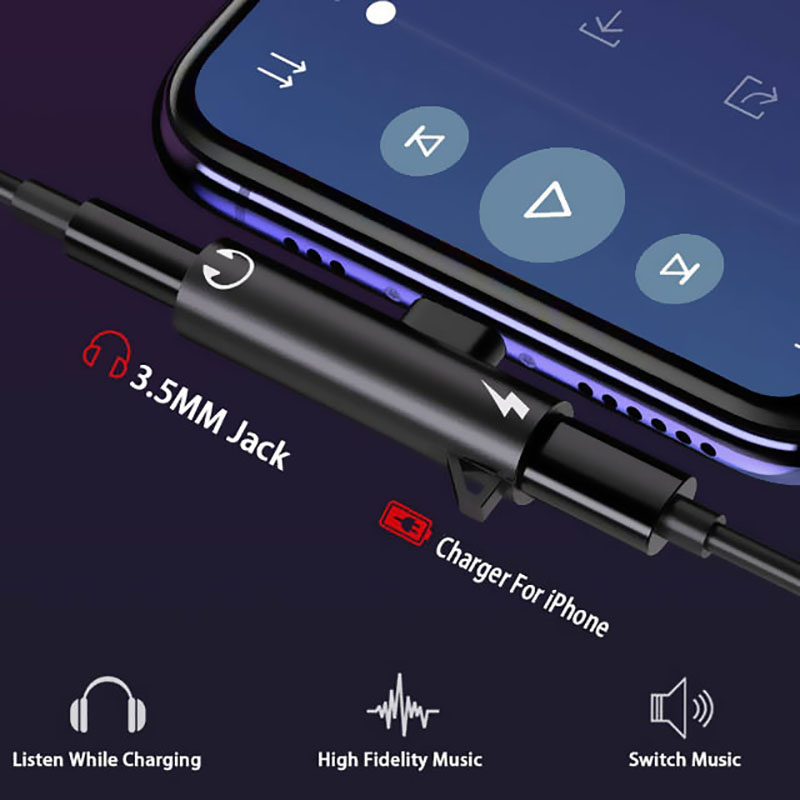 2-in-1 Audio-Lade-Kopfhörer-Du – Earphone Splitter Jack Bewertung und Preis