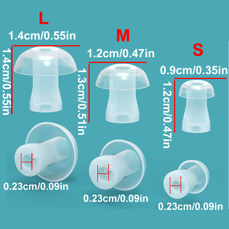 100 Stück Ohrkappen-Kissen für – Silicone Ear Tip Replacement Bewertung und Preis