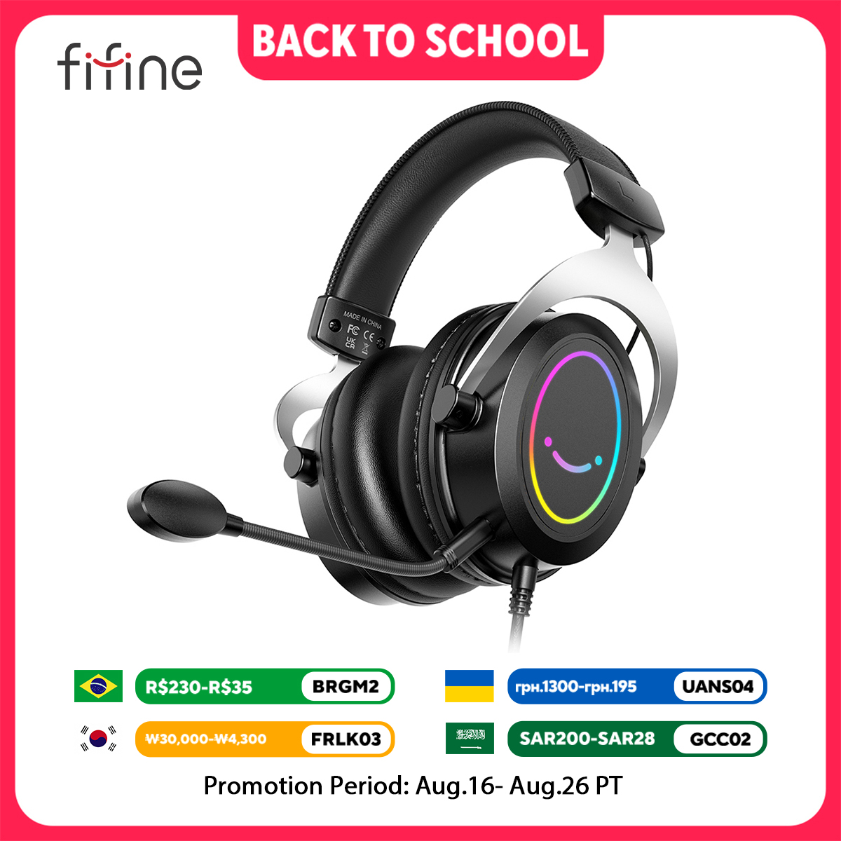 FIFINE Gaming-Kopfhörer mit dy – Gaming Headset Rgb Bewertung und Preis