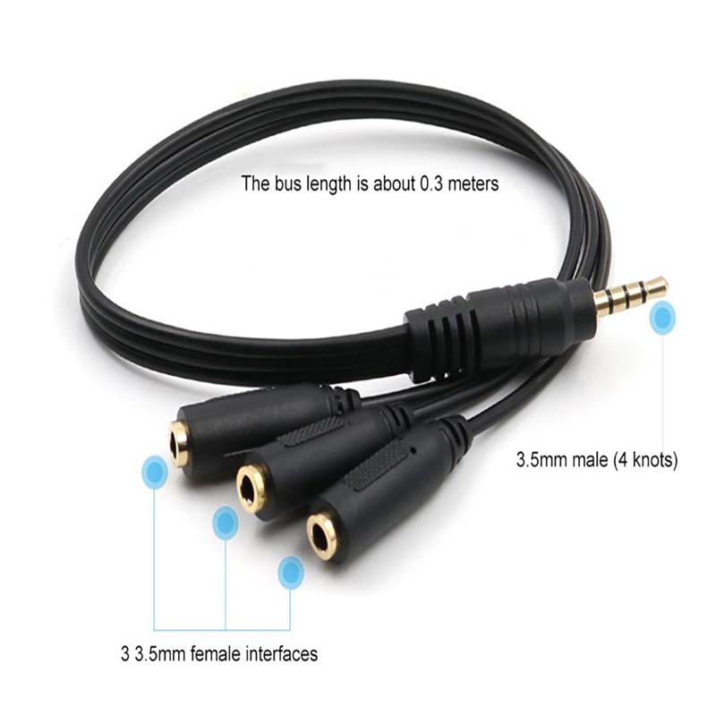 1 Stück 3,5mm 3-Wege-Aux-Multi – Earphone Splitter Jack Bewertung und Preis