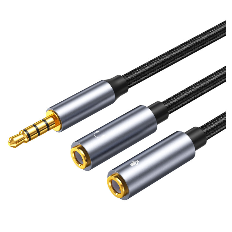 3,5-mm-Klinken-Aux-Audiokabel, – Earphone Splitter Jack Bewertung und Preis