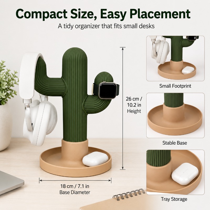 Minimalistischer Kaktus-Kopfhö – Headphone Stand Desk Bewertung und Preis